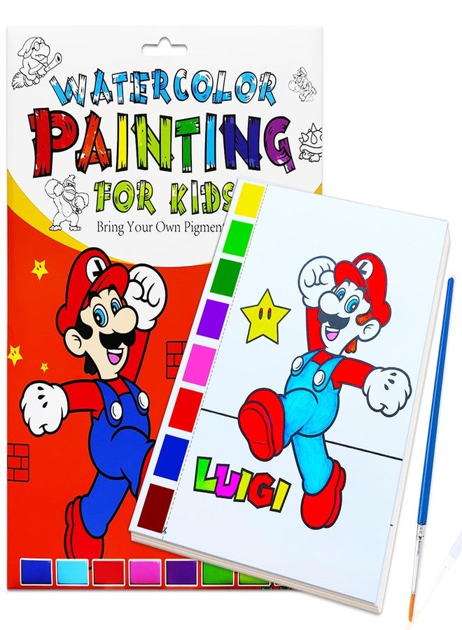 JZILU Watercolor Coloring Book for Kids, Paint with Water- Magic Paint Set Water Painting Book for Toddlers- Arts and Crafts Kit for Girls Boys Travel Activities -Stocking Stuffers for Kids - Image 1